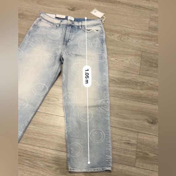 💥RARE💥. *NEW* Smiley x H&M jeans W34 - Picture 6 of 8